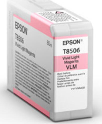 Epson Tintenpatrone vivid light magenta T 850 80 ml      T 8506N