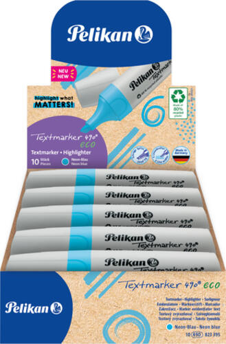 Pelikan Textmarker 490 eco Marker 10 Stück(e) Meißel