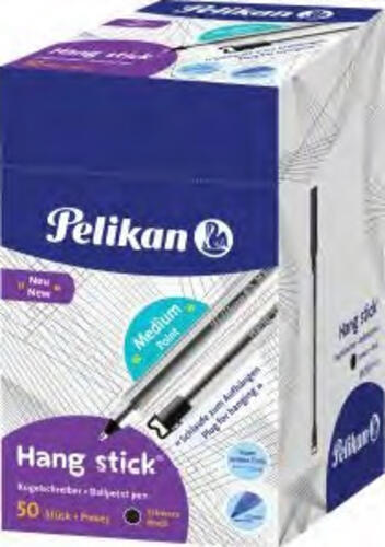 Pelikan 605434 Kugelschreiber Schwarz Stick-Kugelschreiber 50 Stück(e)