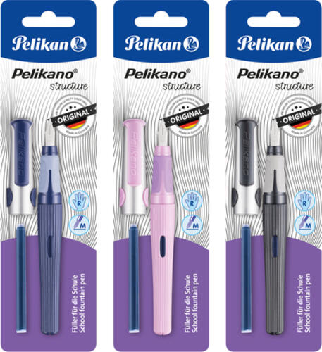 Pelikan 824569 Füllfederhalter Kartuschenfüllsystem Gemischte Farben 3 Stück(e)