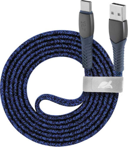 Rivacase PS6102 BL12 USB Kabel 1,2 m USB 2.0 USB C USB A Blau