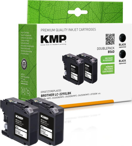 KMP 1663,4001 Druckerpatrone 1 Stück(e) Kompatibel Schwarz