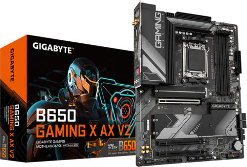 Gigabyte B650 GAMING X AX V2 Motherboard AMD B650 Sockel AM5 ATX