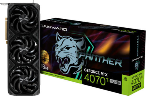Gainward RTX4070 Ti Super Panther OC NVIDIA GeForce RTX 4070 SUPER 16 GB GDDR6X