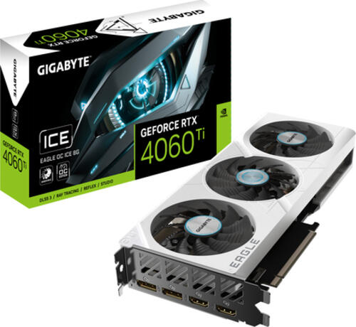 Gigabyte GeForce RTX 4060 Ti EAGLE OC ICE 8G NVIDIA 8 GB GDDR6