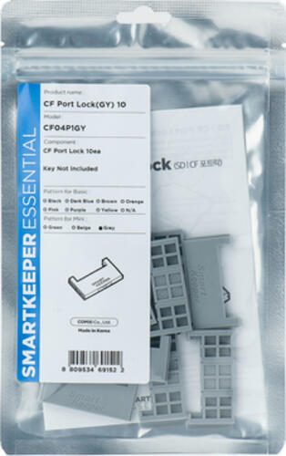 Smartkeeper CF04P1GY Schnittstellenblockierung Kompaktflash Grau 1 Stück(e)