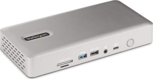 StarTech.com Thunderbolt 4 Dockingstation, Multi Monitor Dock für 4 Monitore, 2x HDMI/2x DP, 7x USB Hub, 2.5 Gb Ethernet, 98W Power Delivery, USB4/USBC/TB3 Laptop Dock
