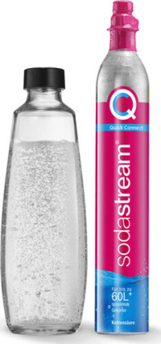 SodaStream Quick Connect Reservezylinder + 1 Glasflasche
