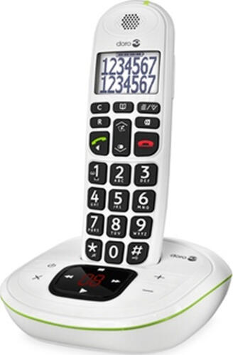 Doro PhoneEasy 115 DECT-Telefon Anrufer-Identifikation Weiß