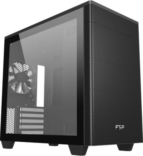 FSP CST360B, schwarz, Glasfenster