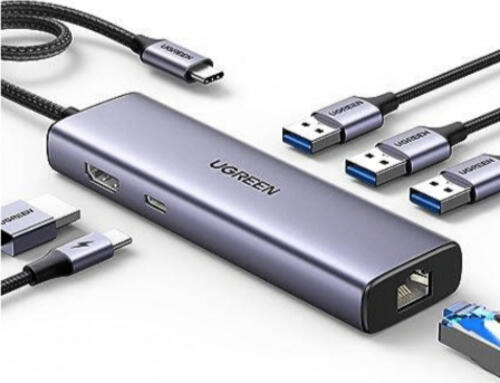 UGREEN Revodok USB-C Hub mit 4K HDMI, Ethernet, PD100W