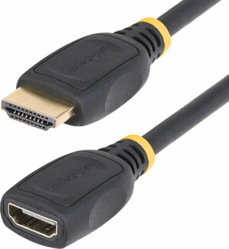 StarTech.com 1m HDMI 2.0 Verlängerungskabel, High Speed HDMI Kabel, 4K 60Hz, Arc HDMI Verlängerungskabel, HDMI Adapter, HDMI Stecker zu Buchse Verlängerungsadapterkabel, HDMI 2.0 Kabel, M/F