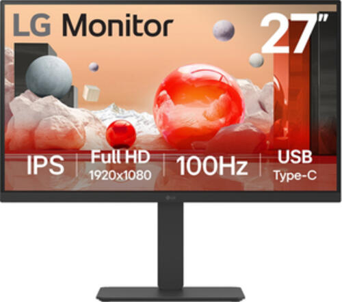 LG 27BA650-B.AEUQ 68,58cm 27Zoll IPS 1920x1080 16:9 250cd/m2 5ms HDMI DP USB Black