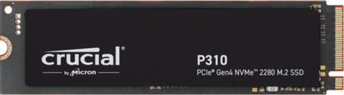 2.0 TB SSD Crucial P310, M.2/M-Key (PCIe 4.0 x4), lesen: