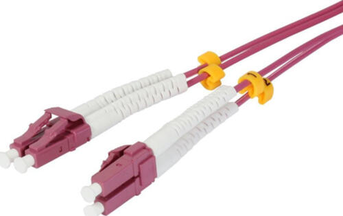 Synergy 21 S217019 InfiniBand/Glasfaserkabel 0,25 m 2x LC LC/UPC Rot, Violett