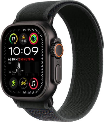 Apple Watch Ultra 2 schwarz mit Trail Loop M/L schwarz
