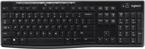 Logitech K270 Wireless Keyboard, USB, BE