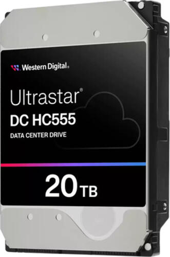Western Digital Ultrastar DC HC555 Interne Festplatte 20 TB 7200 RPM 512 MB 3&period;5 SAS3