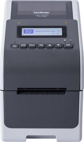Brother TD-2350D203 Etikettendrucker Thermodirekt 203 x 203 DPI 152 mm/sek Verkabelt & Kabellos Ethernet/LAN WLAN Bluetooth