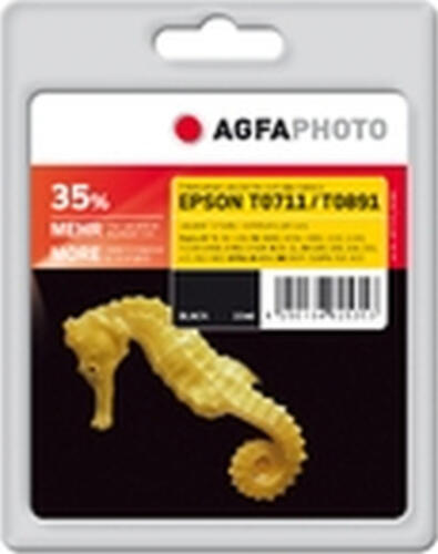 AgfaPhoto APET071_T089BD Druckerpatrone 1 Stück(e) Standardertrag Schwarz