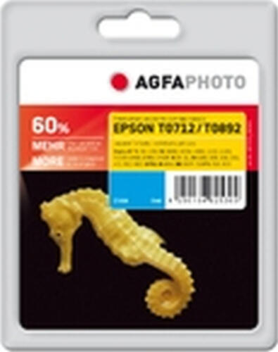 AgfaPhoto APET071_T089CD Druckerpatrone 1 Stück(e) Standardertrag Cyan