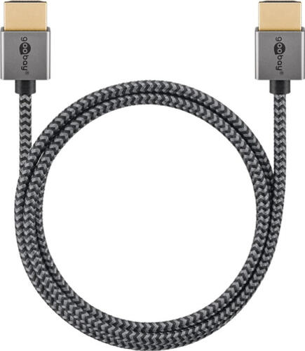 1m Slim Ultra High-Speed 8K&sol; 60Hz HDMI-Kabel stecker&sol; stecker&comma; schwarz