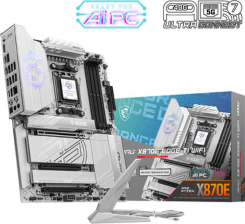 MSI MPG X870E EDGE TI WIFI Motherboard AMD X870E Sockel AM5 ATX