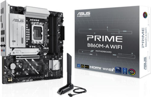 ASUS PRIME B860M-A WIFI Intel B860 LGA 1851 (Socket V1) micro ATX
