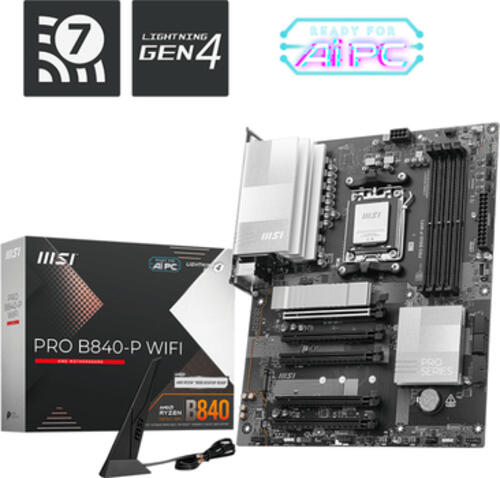 MSI PRO B840-P WIFI Motherboard AMD