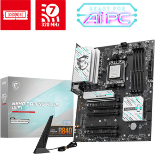MSI B840 GAMING PLUS WIFI Motherboard