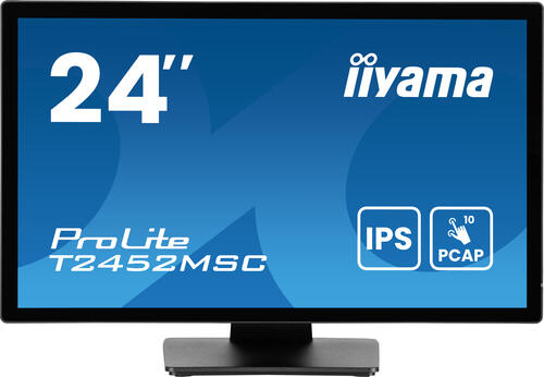 iiyama ProLite T2452MSC-B1AG Computerbildschirm 60,5 cm (23.8) 1920 x 1080 Pixel Full HD LED Touchscreen Schwarz