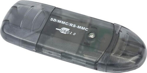 Gembird FD2-SD-1 Kartenleser USB 2.0 Schwarz