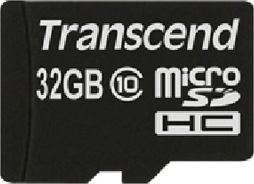 32GB Transcend Kit Class10 microSDHC Speicherkarte