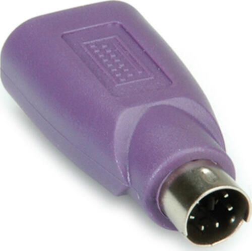VALUE PS/2 - USB Tastatur-Adapter, violett