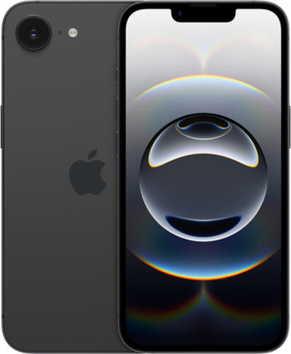 Apple iPhone 16e 15,5 cm (6.1) Dual-SIM iOS 18 5G USB Typ-C 128 GB Schwarz