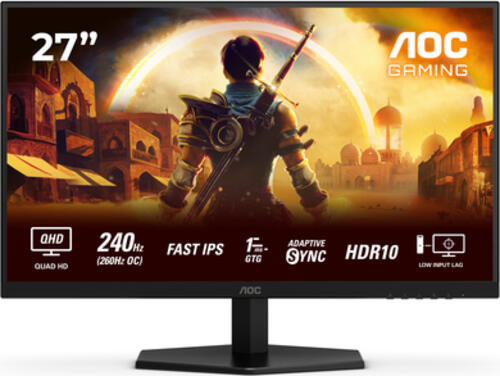 AOC Q27G42ZE Computerbildschirm 68&comma;6 cm &lpar;27&rpar; 2560 x 1440 Pixel Wide Quad HD LCD Schwarz
