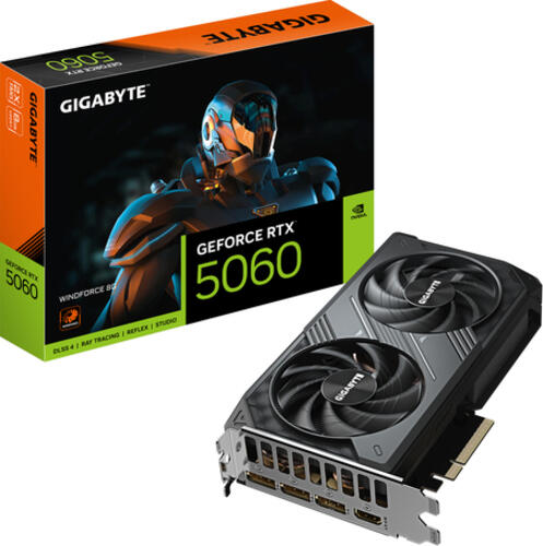 GIGABYTE GeForce RTX 5060 Windforce, 8192 MB GDDR7