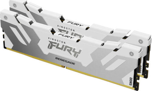 KINGSTON 48GB 8000MT/s DDR5 CL38 DIMM Kit of 2 FURY Renegade White