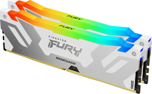 KINGSTON 48GB 8000MT/s DDR5 CL38 DIMM Kit of 2 FURY Renegade RGB White