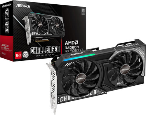 ASRock Radeon 9060 XT Challenger Grafikkarte,