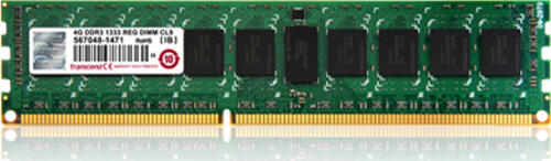 Transcend 4GB DDR3 1600 PC3-12800 240-pin DIMM ECC Registered CL11 Speichermodul 2 x 8 GB 1600 MHz