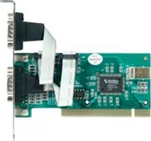 Longshine PCI Multi I/O 2 x Serial-Ports Schnittstellenkarte/Adapter
