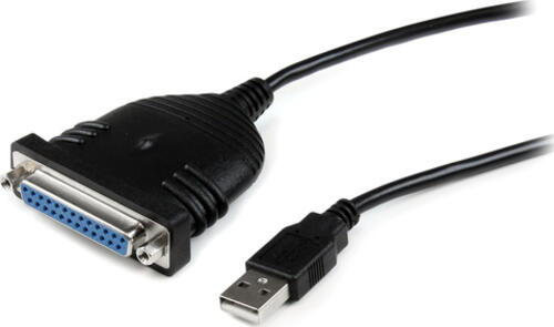 StarTech.com USB auf Parallel Adapter Kabel 1,8m - Centronics DB25 / IEEE1284 Druckerkabel