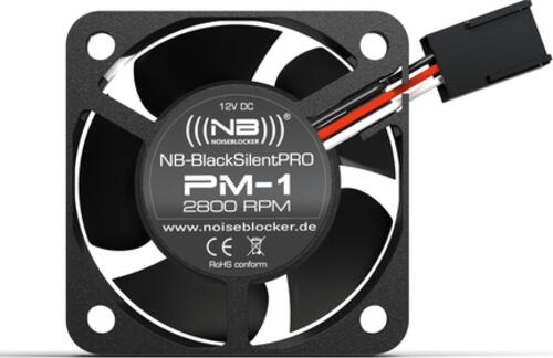 Noiseblocker BlackSilentPro PM-2 Computergehäuse Ventilator 4 cm Schwarz