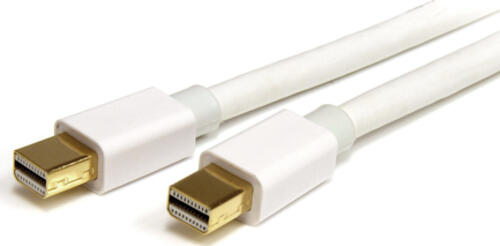 StarTech.com 1 m Mini DisplayPort Kabel - 4K x 2K Ultra HD Video - Mini DisplayPort 1.2 Kabel - Mini DP zu Mini DP Monitorkabel - mDP Kabel - Weiß