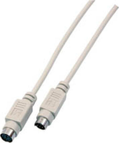 EFB Elektronik 2m, PS/2 - PS/2, M/M PS/2-Kabel 6-p Mini-DIN Weiß
