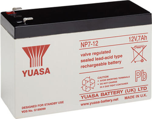 Yuasa NP7-12 Plombierte Bleisäure (VRLA) 12 V