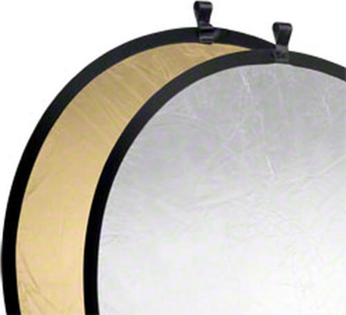walimex Faltreflektor gold/silber, Ø107cm