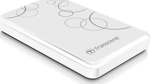 Transcend StoreJet 25A3 1TB Externe Festplatte Weiß