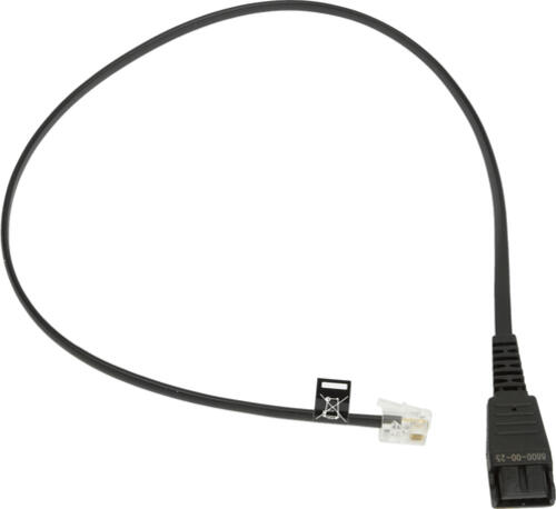 Jabra 8800-00-25 telephone cable 0.5 m Black